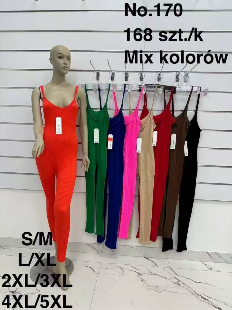Kombinezon damskie Roz S/M-L/XL-2XL/3XL-4XL/5XL, Mix kolor Paczka 10 szt